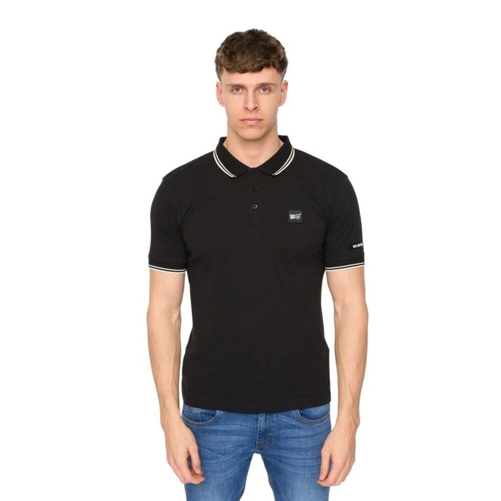 Duck and Cover Mens Wrentham Polo Shirt / Black